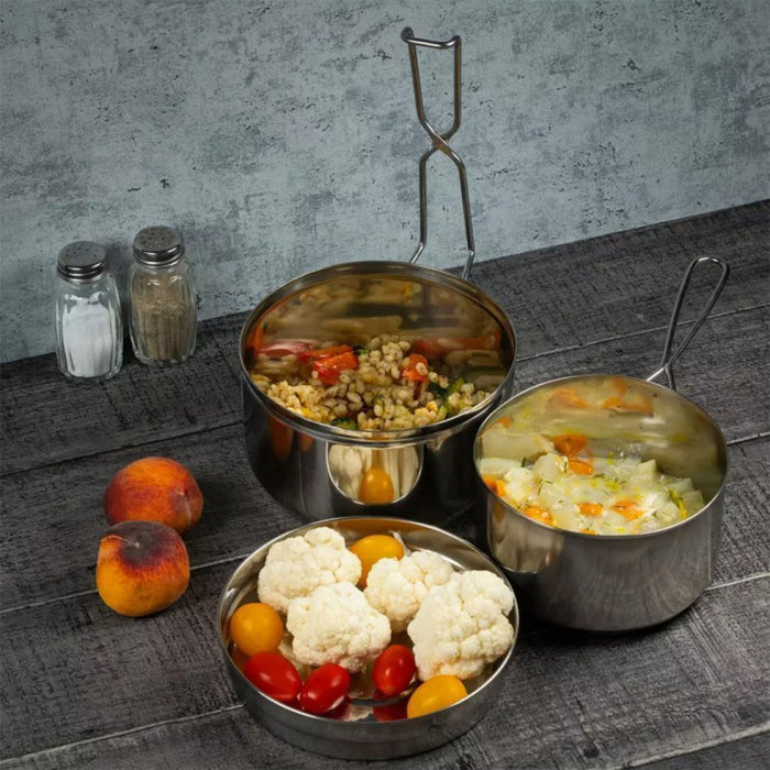 Set mensa da campeggio Kinghoff KH-1373 in acciaio inossidabile