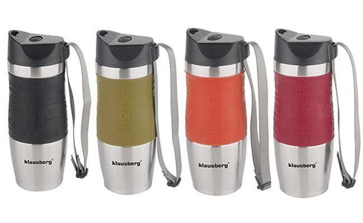 Tazza termica in acciaio inossidabile Kinghoff KB-7101 con beccuccio Quick Stop