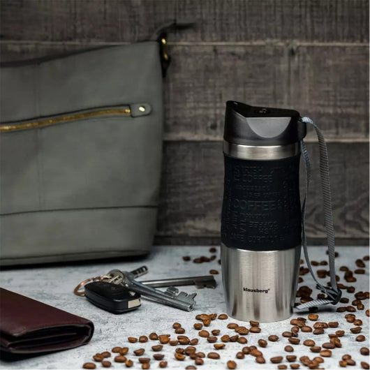 Tazza termica in acciaio inossidabile Kinghoff KB-7101 con beccuccio Quick Stop
