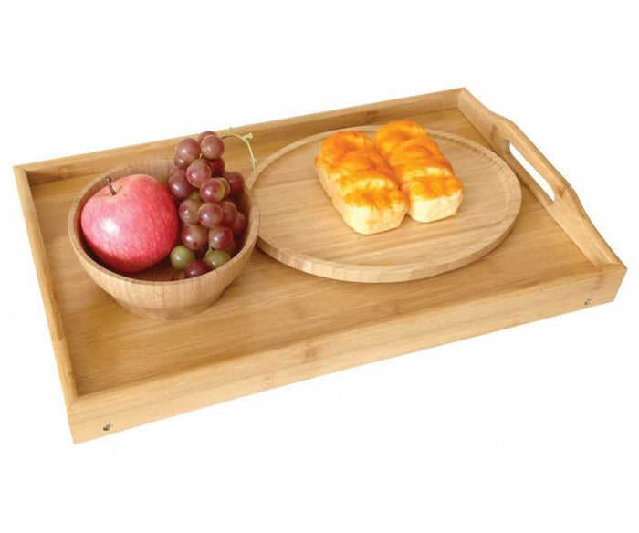 Kinghoff KH-1502 Tavolo pieghevole in legno per la colazione da letto