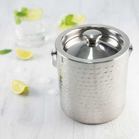 Secchiello per ghiaccio in acciaio inossidabile Kinghoff KH-1503 con coperchio e maniglia