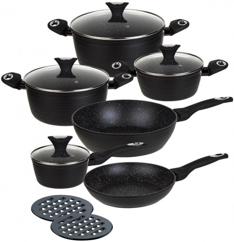 Set di pentole antiaderenti in granito resistente Klausberg KB-7244