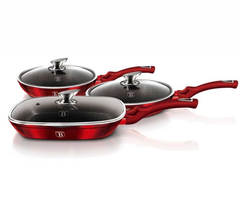 Berlinger haus BH-6189 Set di padelle in granito - Pentole di alta qualità
