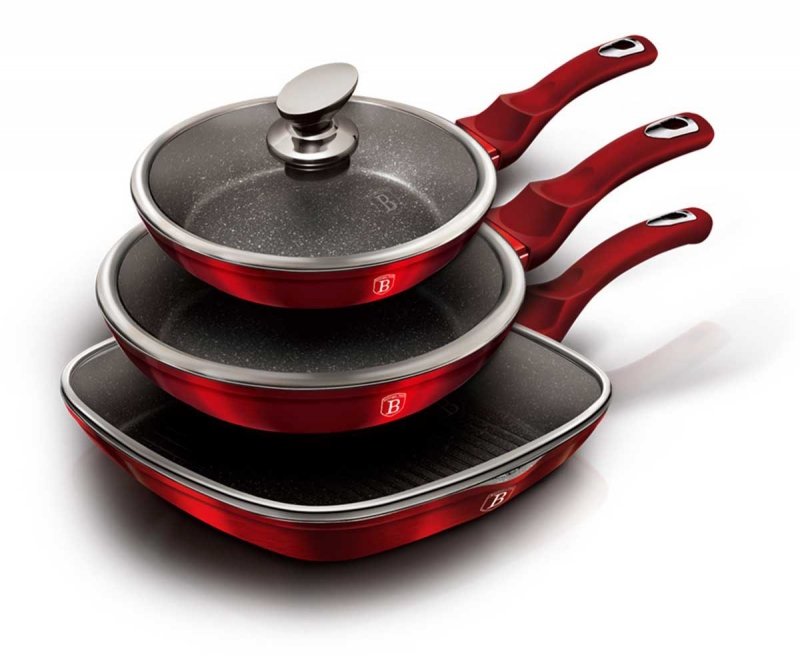Berlinger haus BH-6189 Set di padelle in granito - Pentole di alta qualità
