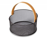 Cestino portafrutta e pane marrone Husla 73946