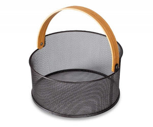 Cestino portafrutta e pane marrone Husla 73946