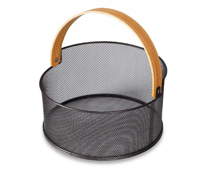 Cestino portafrutta e pane marrone Husla 73946