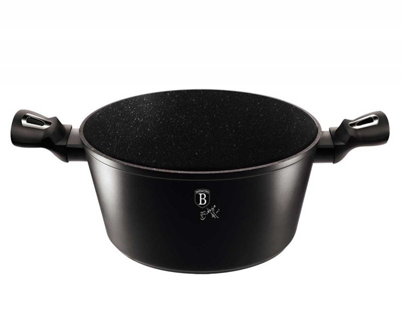 Berlinger Haus BH-1851 Pentola in granito da 20 cm con coperchio - Pentole Royal nere