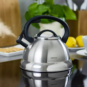 Bollitore con fischietto in acciaio inossidabile Kinghoff KH-3774 da 2,3 l