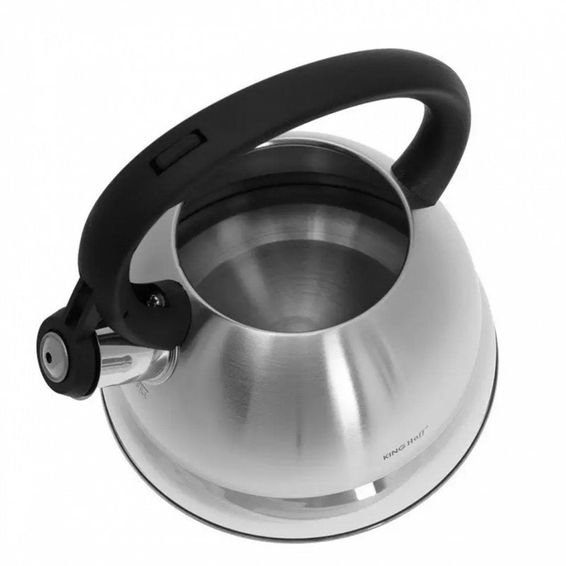 Bollitore con fischietto in acciaio inossidabile Kinghoff KH-3774 da 2,3 l