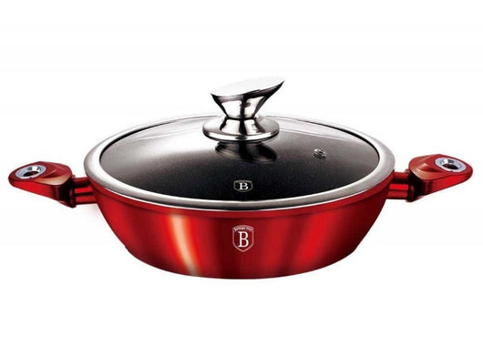 Berlinger haus BH-1263 Vaso rivestito in granito rosso metallizzato da 28 cm