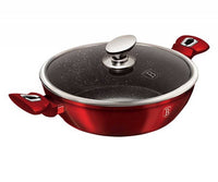 Berlinger haus BH-1263 Vaso rivestito in granito rosso metallizzato da 28 cm
