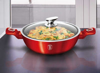 Berlinger haus BH-1263 Vaso rivestito in granito rosso metallizzato da 28 cm