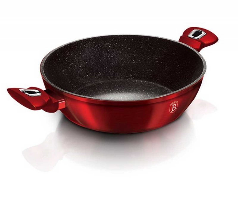 Berlinger haus BH-1263 Vaso rivestito in granito rosso metallizzato da 28 cm