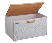 Klausberg KB-7466 Portapane bifacciale in acciaio e legno