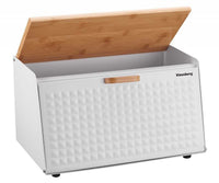 Klausberg KB-7468 Portapane bifacciale in acciaio e legno