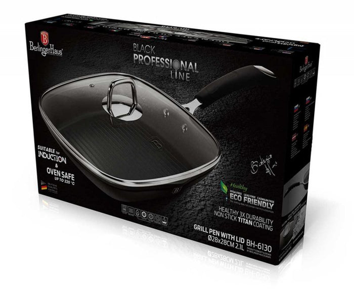 Berlinger haus BH-6130 Padella per griglia in granito - Pentole antiaderenti