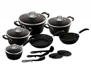Berlinger haus BH-6129 Set di pentole in granito con manici Soft Touch