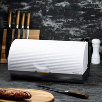 Klausberg KB-7270 Portapane in acciaio per una facile conservazione e freschezza