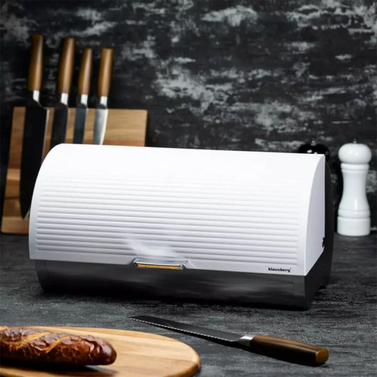 Klausberg KB-7270 Portapane in acciaio per una facile conservazione e freschezza