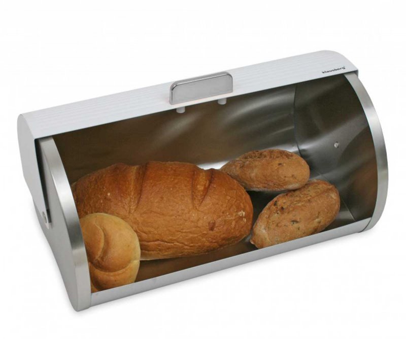 Klausberg KB-7270 Portapane in acciaio per una facile conservazione e freschezza