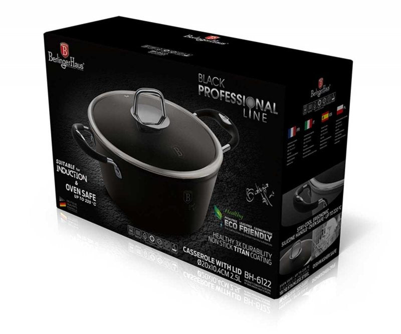 Berlinger haus BH-6122 Pentola a induzione rivestita in granito da 20 cm