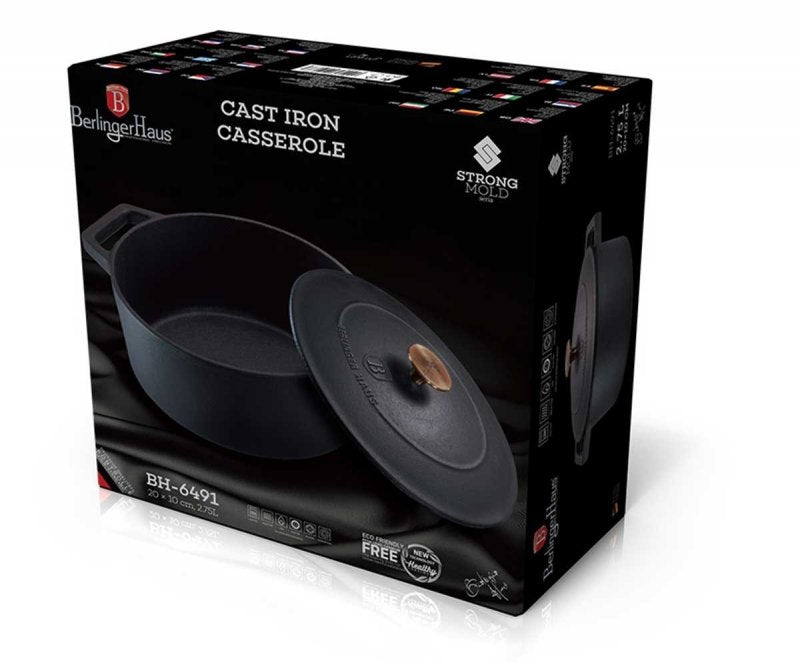 Berlinger haus BH-6492 Pentola in ghisa 24 cm 4,3 l
