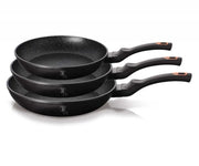 Berlinger haus BH-6158 Set di 3 padelle antiaderenti in granito