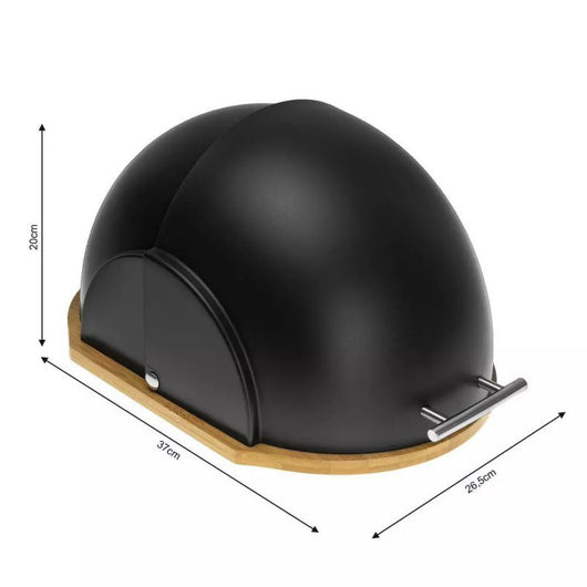 Klausberg KB-7286 Portapane in acrilico con pannello in bambù