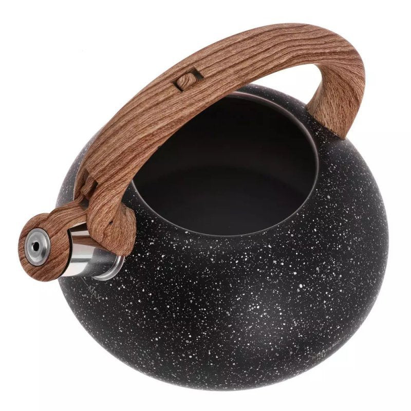 Klausberg KB-7282 Bollitore con fischietto da 2,7 l con finitura in legno di granito