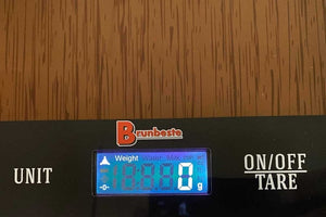 Bilancia da cucina elettronica in vetro Brunbeste, bilancia digitale per alimenti LCD da 5 kg