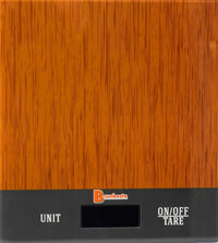 Bilancia da cucina elettronica in vetro Brunbeste, bilancia digitale per alimenti LCD da 5 kg