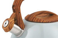 Klausberg KB-7451 Bollitore a fischio in acciaio inossidabile da 3 litri per tutti i fornelli