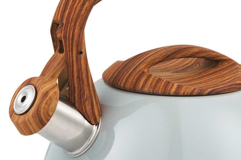 Klausberg KB-7451 Bollitore a fischio in acciaio inossidabile da 3 litri per tutti i fornelli