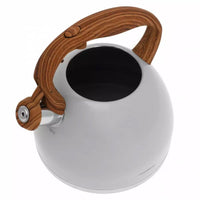 Klausberg KB-7451 Bollitore a fischio in acciaio inossidabile da 3 litri per tutti i fornelli