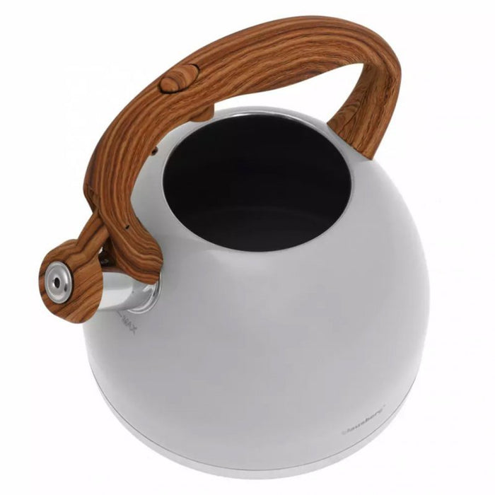 Klausberg KB-7451 Bollitore a fischio in acciaio inossidabile da 3 litri per tutti i fornelli