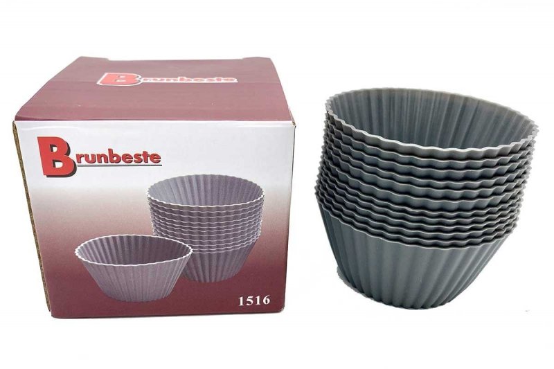 Brunbeste PIROttini per muffin in silicone 12 pezzi 1516 Set di teglie in silicone