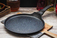 Berlinger haus BH-6181 Padella per pancake in granito 28 cm Nero Rosa