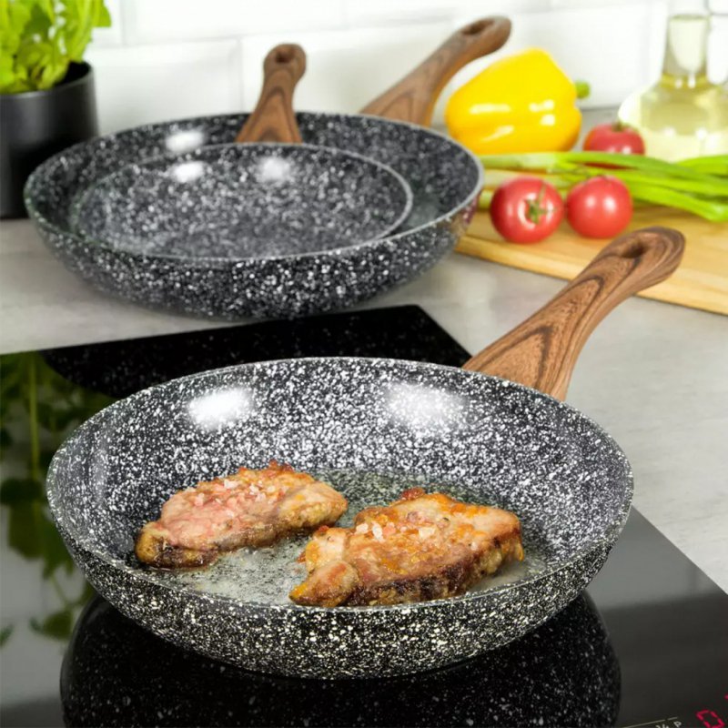 Set di padelle in granito Kinghoff KH-1030 - Pentole antiaderenti