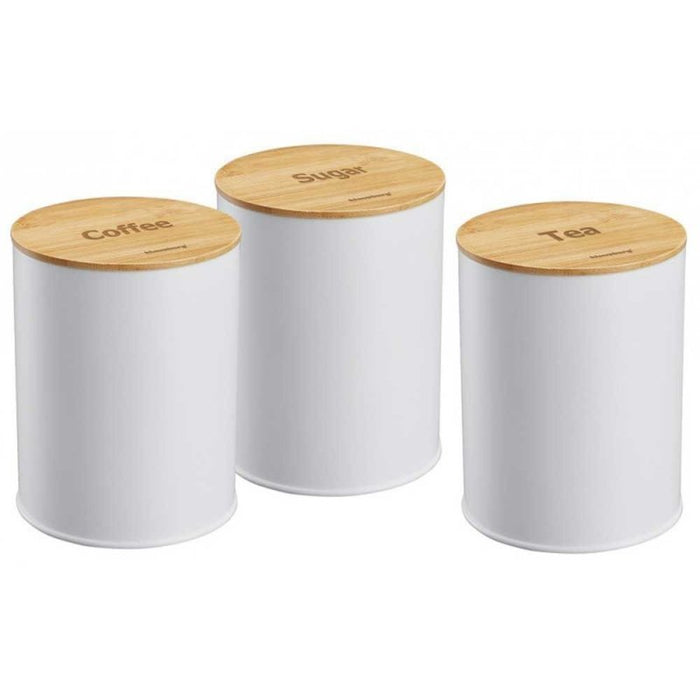 Klausberg KB-7491 Set di contenitori da cucina ermetici con coperchi in bambù