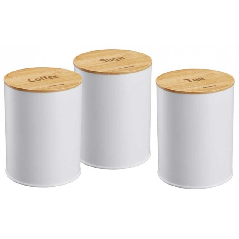 Klausberg KB-7491 Set di contenitori da cucina ermetici con coperchi in bambù