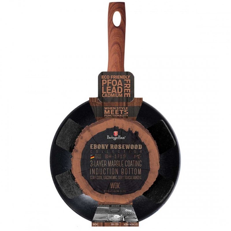 Berlinger haus BH-1719 Granite Wok 28cm - Padella antiaderente