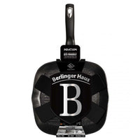 Berlinger haus BH-1846 Padella per griglia in granito - Pentolame antiaderente 28 cm