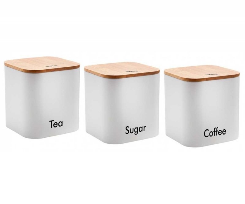 Set di contenitori da cucina Kinghoff KH-1526 con coperchi in bambù per una conservazione ermetica