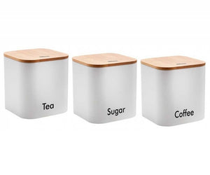 Set di contenitori da cucina Kinghoff KH-1526 con coperchi in bambù per una conservazione ermetica