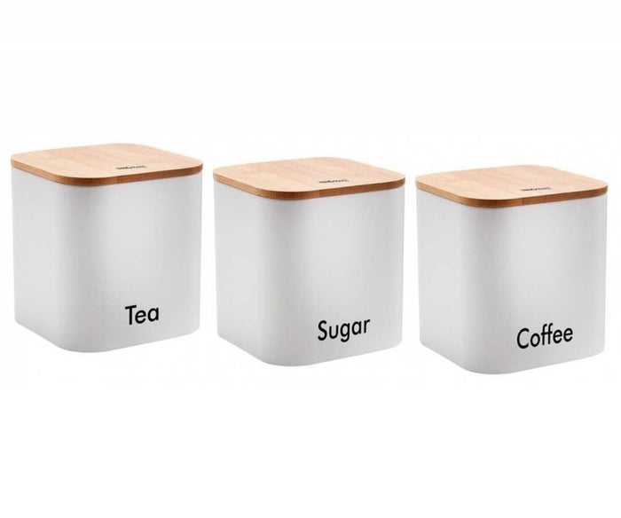 Set di contenitori da cucina Kinghoff KH-1526 con coperchi in bambù per una conservazione ermetica