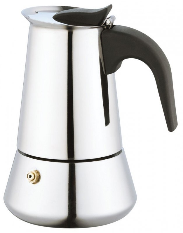 Kinghoff KH-1046 Macchina per caffè espresso per piani cottura a induzione, capacità 450 ml
