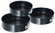 Set di 3 stampi da forno rotondi antiaderenti Kinghoff KH-4200