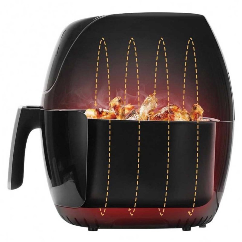 Friggitrice ad aria senza olio Klausberg KB-7495 1800W Capacità 7,7L