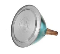 Klausberg KB-7263 Bollitore a fischio in acciaio inossidabile smeraldo da 3 litri